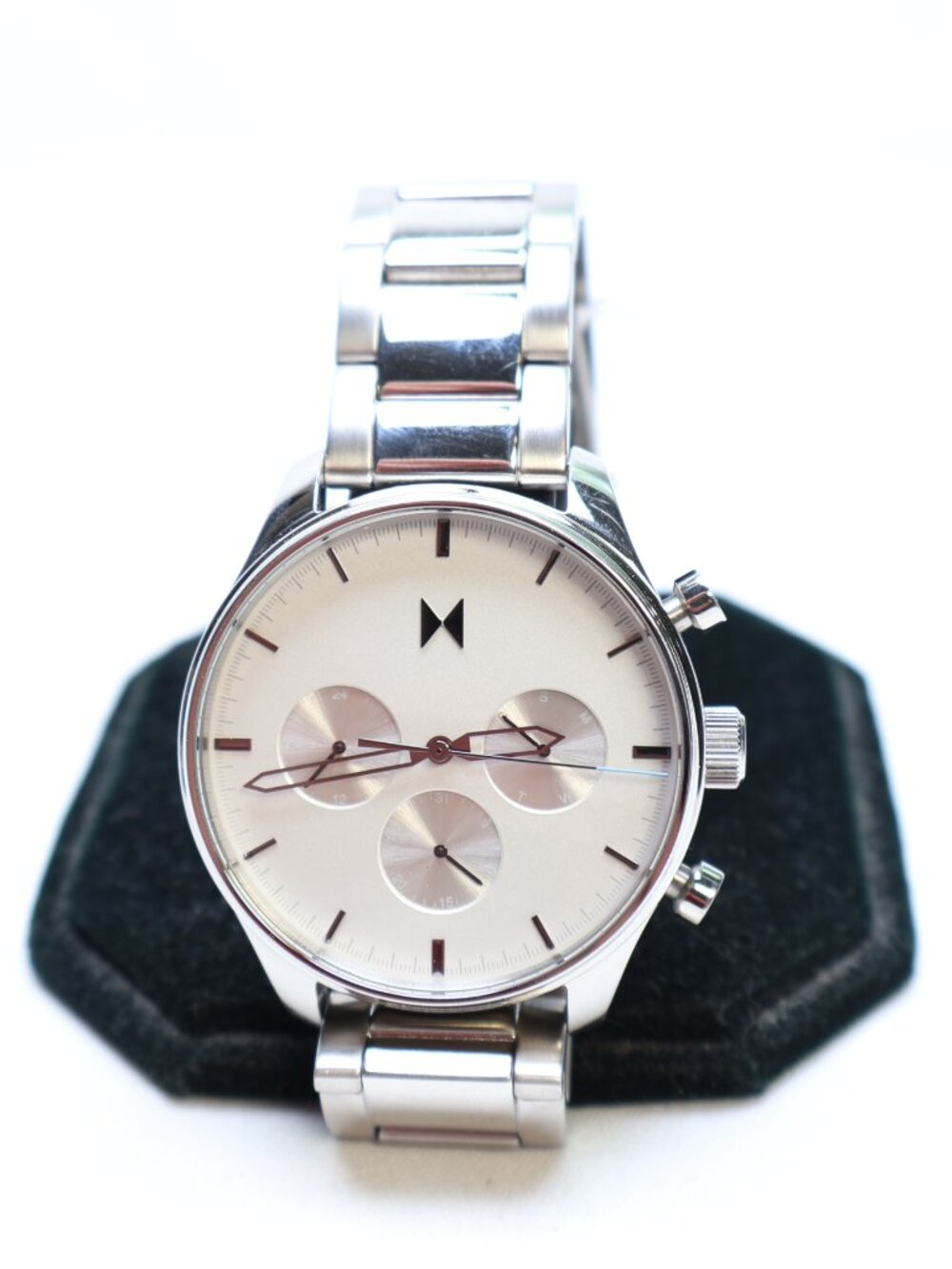 MVMT Silver Chronograph Men's Watch - Silver Dial